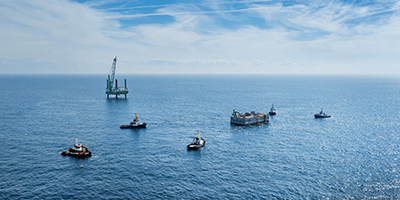 Princess Elisabeth Island sea transport operation