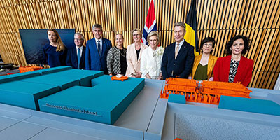 Presentation of Princess Elisabeth Island during Belgian economic mission to Norway